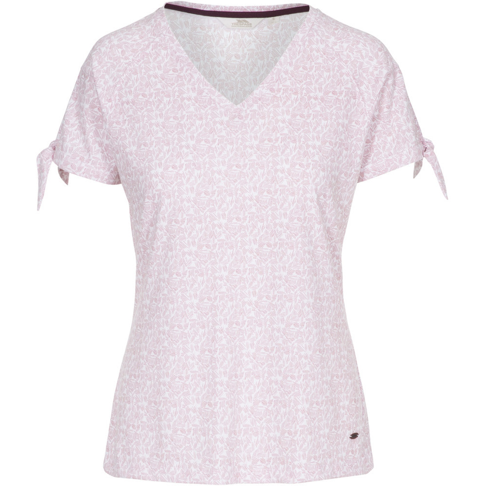 Trespass Womens Fernie V Neck Printed Casual T Shirt 16/xl - Bust 40 (101.5cm)