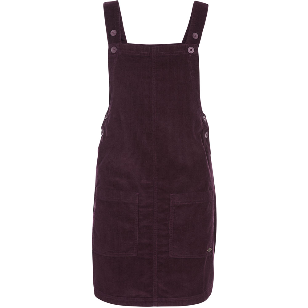 Trespass Womens Twirl Patch Pocket Corduroy Pinafore Dress M/12- Bust 36  (91.5cm)