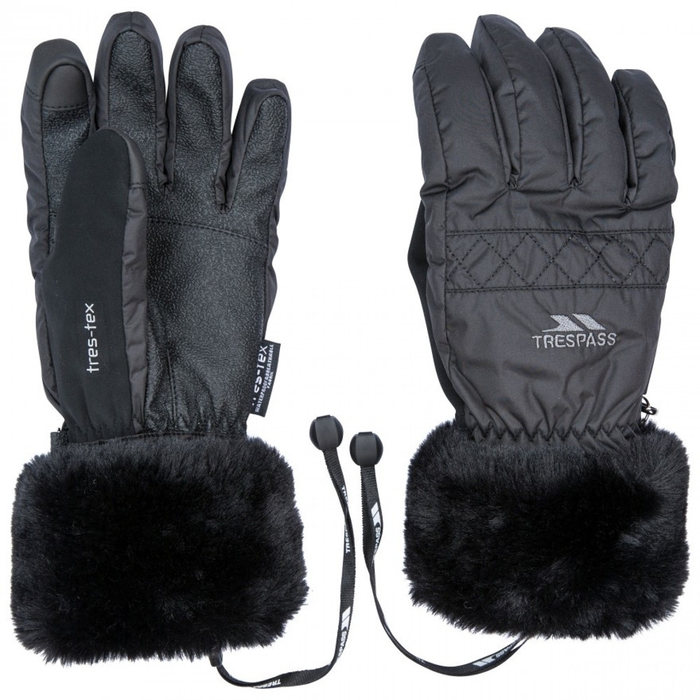 Trespass Womens Yanki Lightly Padded Winter Warm Gloves Large