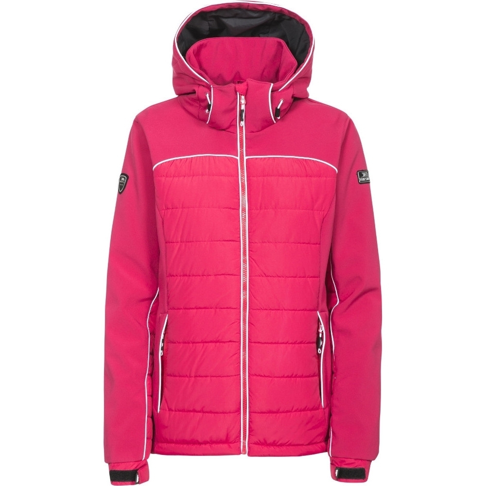 Trespass Womens/ladies Evvy Padded Windproof Softshell Ski Jacket Coat Xs - Bust 32 (81cm)