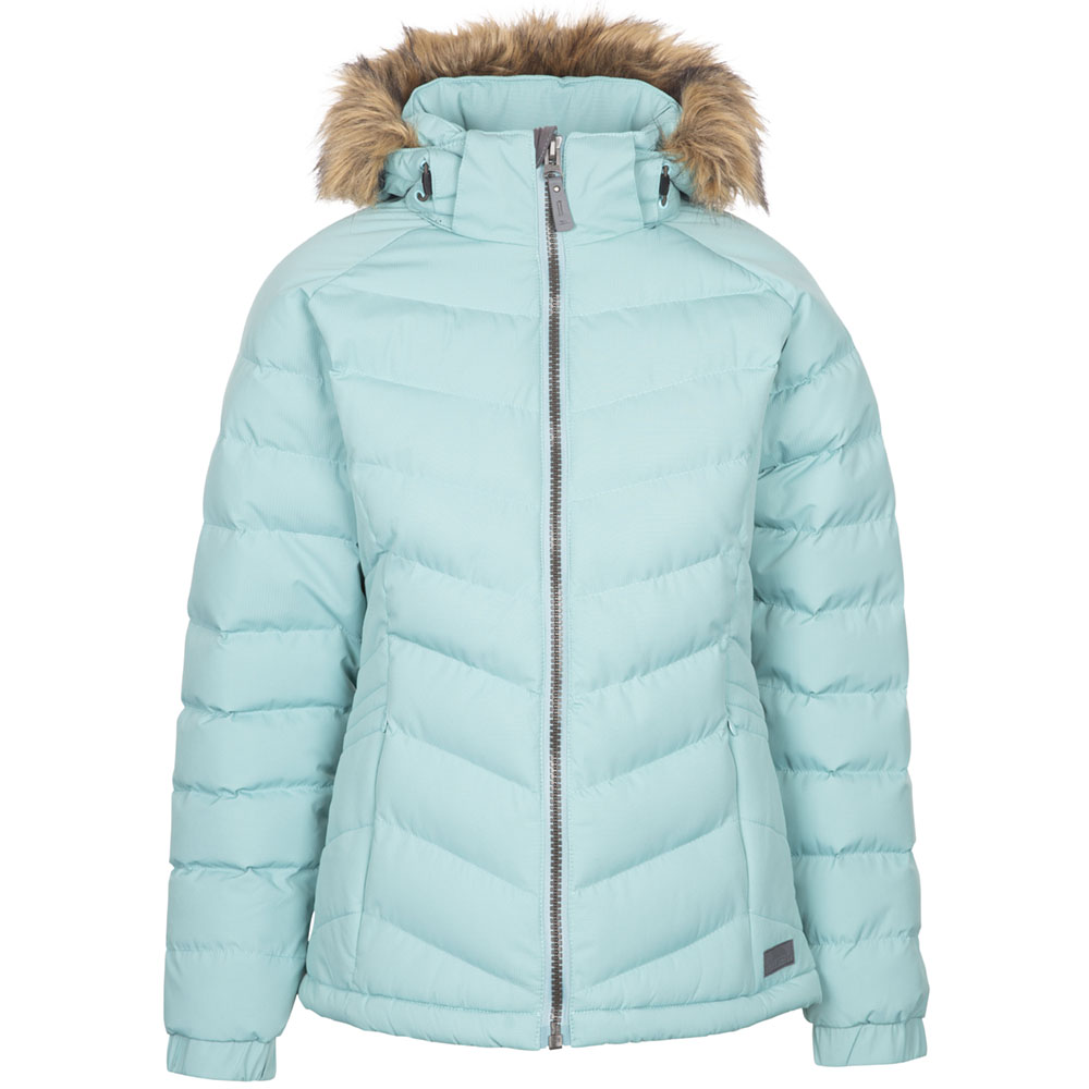 Trespass Womens/ladies Nadina Waterproof Breathable Hooded Jacket Coat 12/m - Bust 36 (91.4cm)