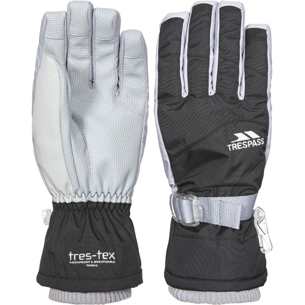 Trespass Womens/ladies Viza Ii Waterproof Breathable Padded Gloves Large
