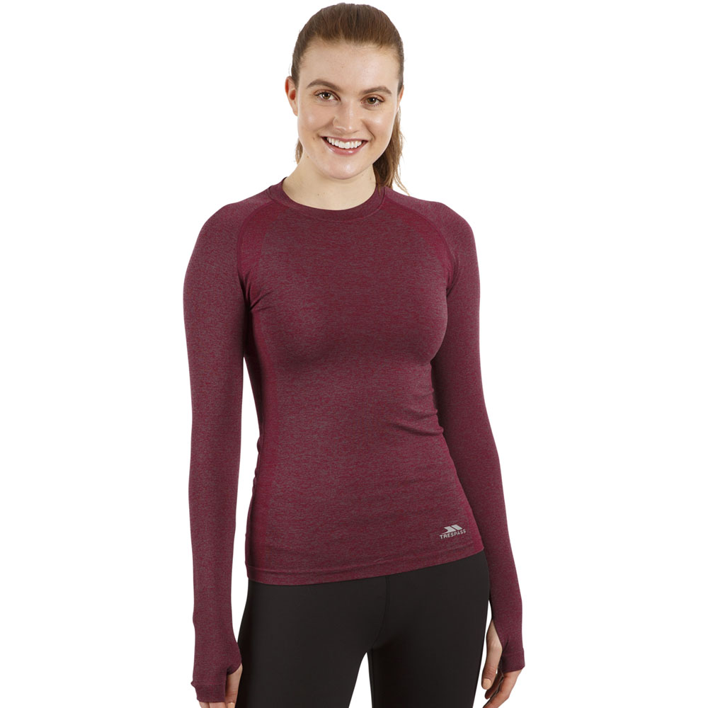 Trespass Womens/ladies Welina Long Sleeve Quick Dry Wicking Active Top M - Bust 36 (91.4cm)