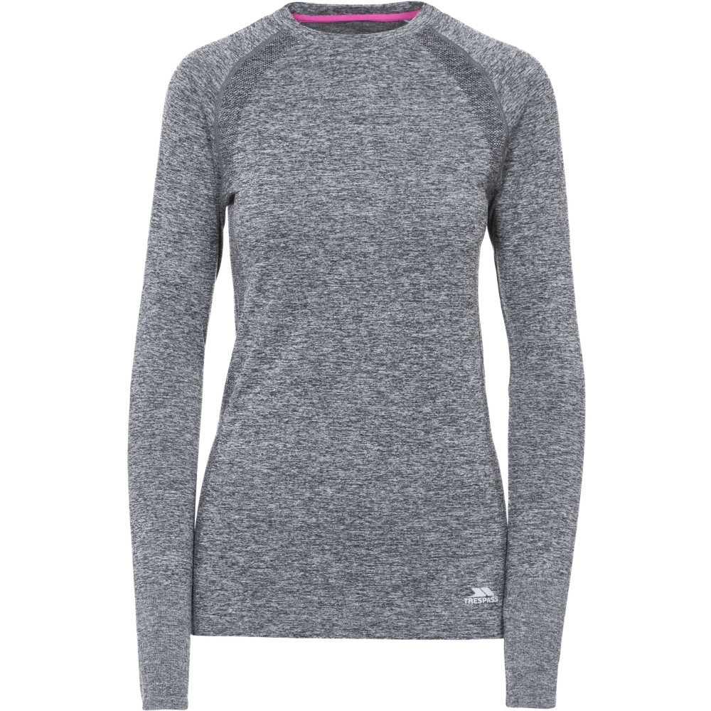Trespass Womens/ladies Welina Long Sleeve Quick Dry Wicking Active Top Xs - Bust 32 (81cm)