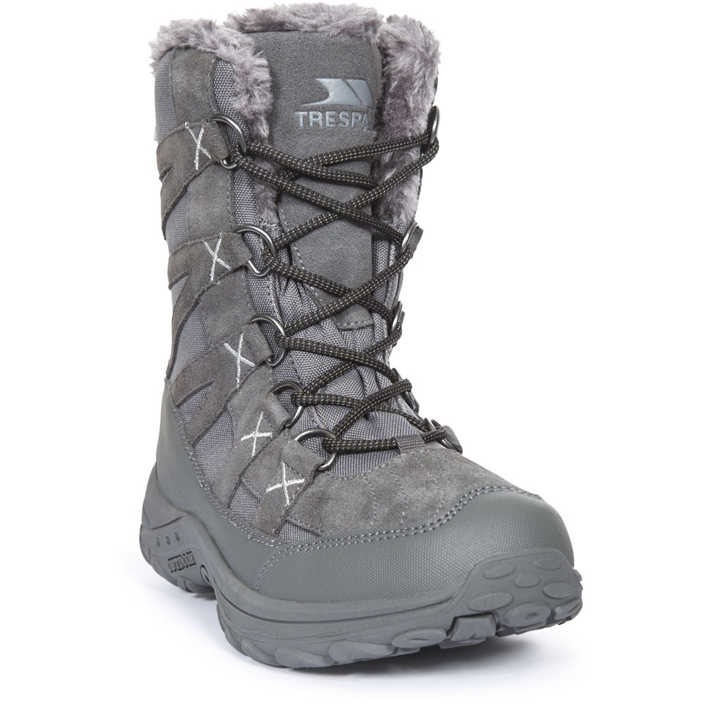 Trespass Womens/ladies Zofia Waterproof Warm Winter Snow Boots Uk Size 8 (eu 41)