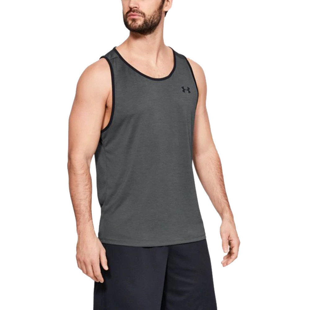 Under Armour Mens Tech 2.0 Fitted Lightweight Tank Top S- Chest 34-36 (86.4-91.4cm)