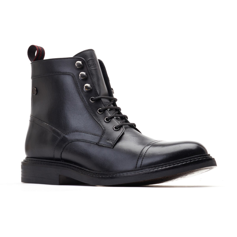 Base London Mens Henderson Lace Up Leather Combat Boots Uk Size 11 (eu 45)