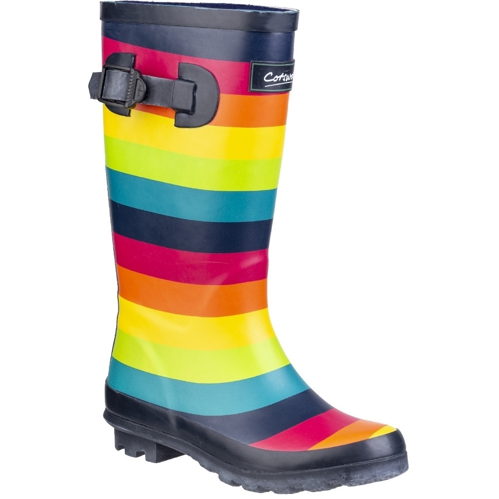 Cotswold Boys Rainbow Junior Multicoloured Wellington Boots Uk Size 10 (eu 28  Us 11-12)