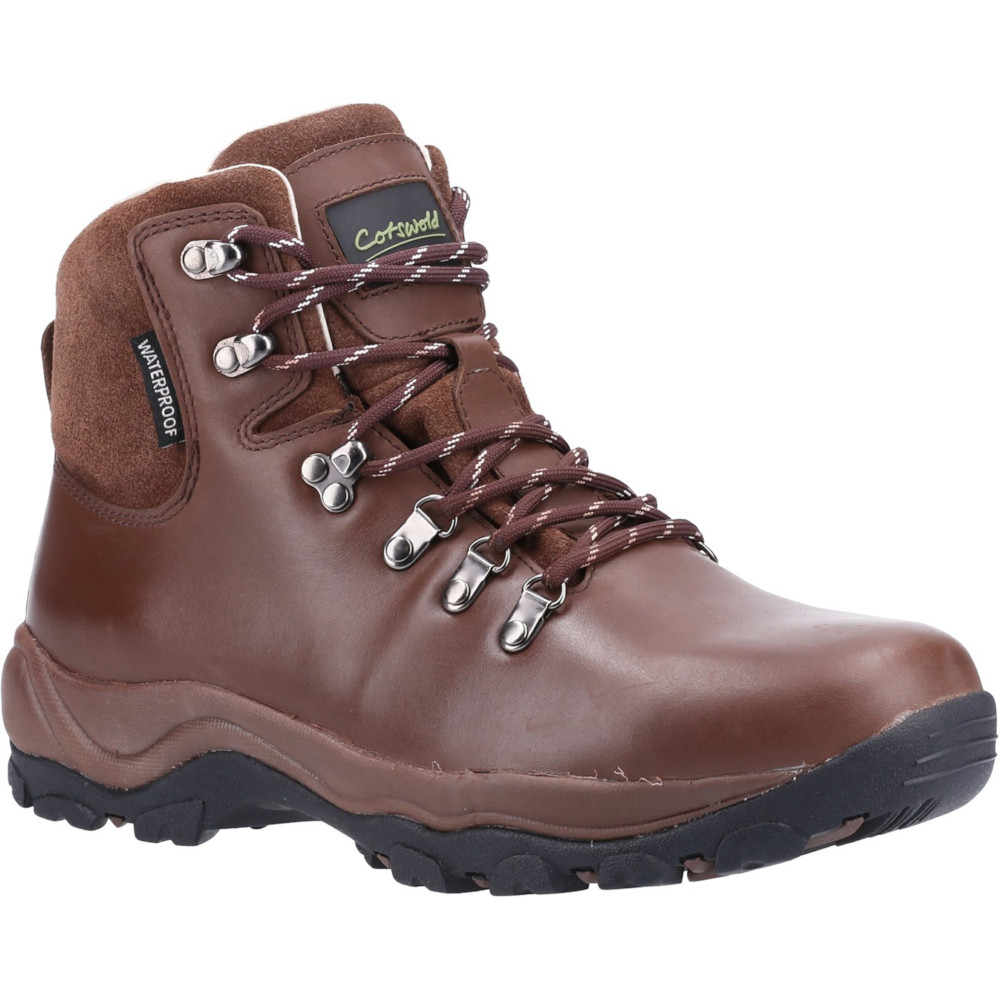 Cotswold Mens Barnwood Waterproof Leather Walking Boots Uk Size 10 (eu 10)