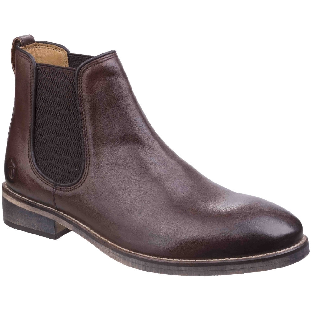 Cotswold Mens Corsham Town Leather Pull On Casual Chelsea Ankle Boots Uk Size 10 (eu 44  Us 11)