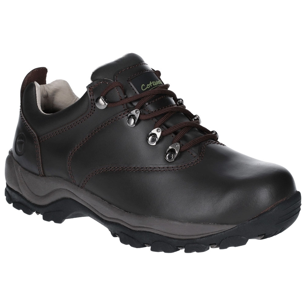 Cotswold Mens Winstone Waterproof Leather Low Walking Shoes Uk Size 10 (eu 44)