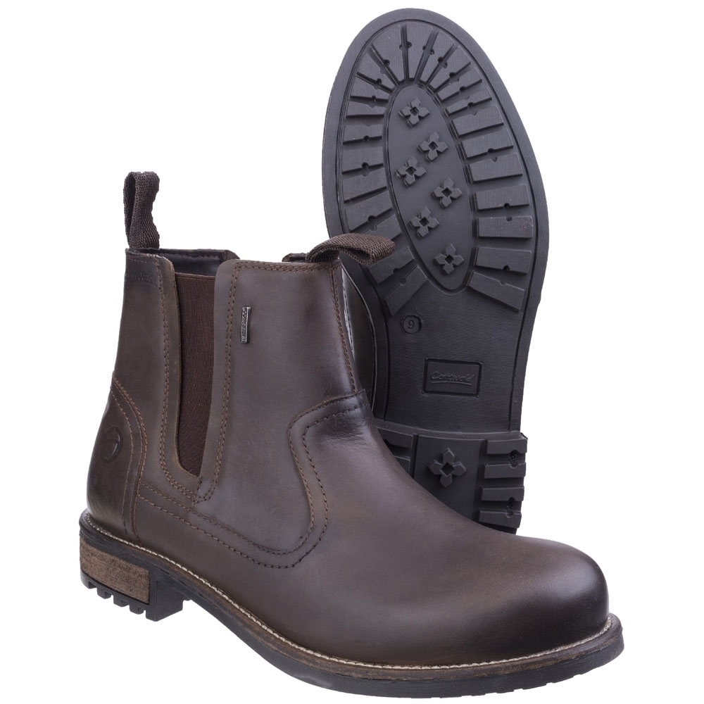 Cotswold Mens Worcester Nubuck Leather Light Waterproof Chelsea Boots Uk Size 10 (eu 44  Us 11)