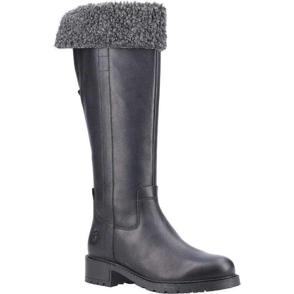 Cotswold Womens Cheltenham Zip Up Long Leather Boots Uk Size 3 (eu 36)