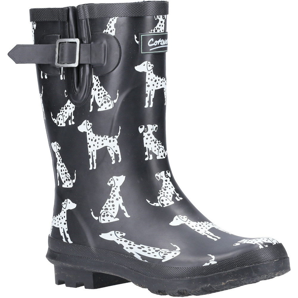 Cotswold Womens Dalmatian Waterproof Rubber Wellington Boots Uk Size 4 (eu 37)