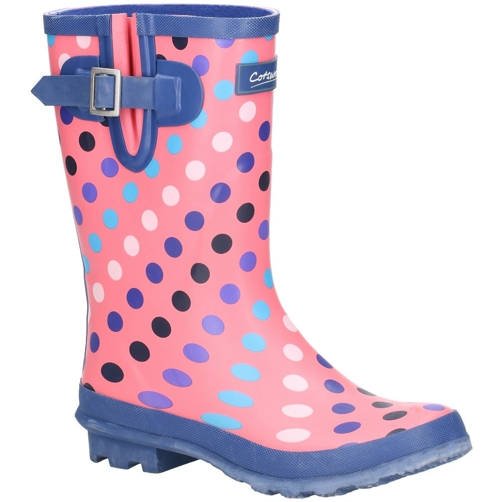 Cotswold Womens Paxford Mid Height Printed Wellington Boots Uk Size 4 (eu 37)