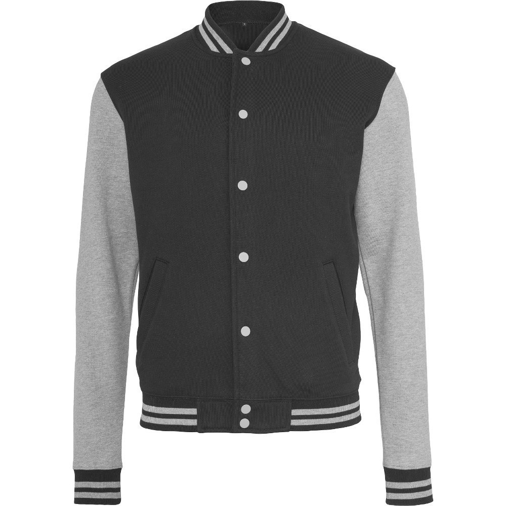 Cotton Addict Mens Contrast Sweat College Casual Jacket L - Chest 47 (119.38cm)