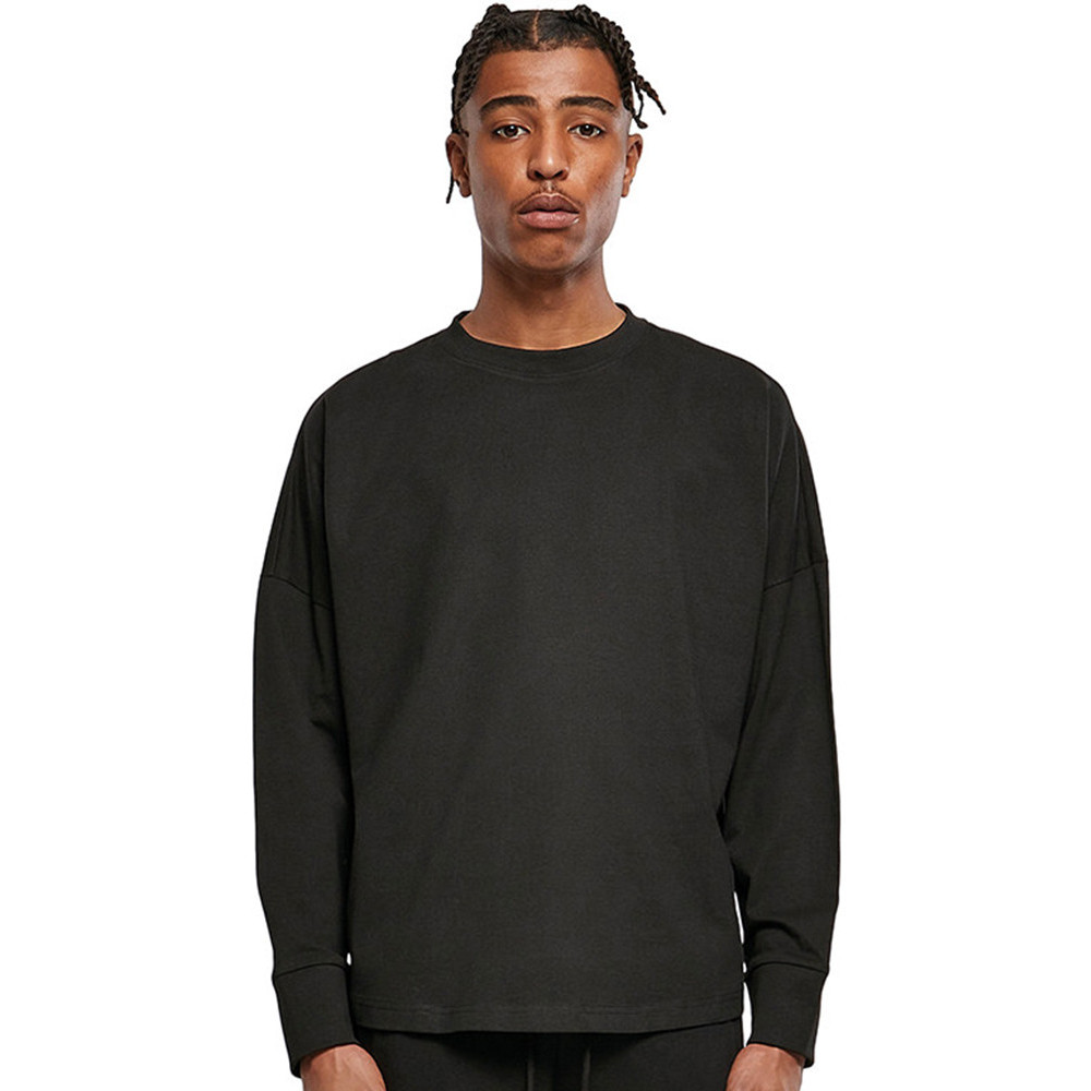 Cotton Addict Mens Oversized Cut On Sleeve Long Sleeve Top L- Chest 60
