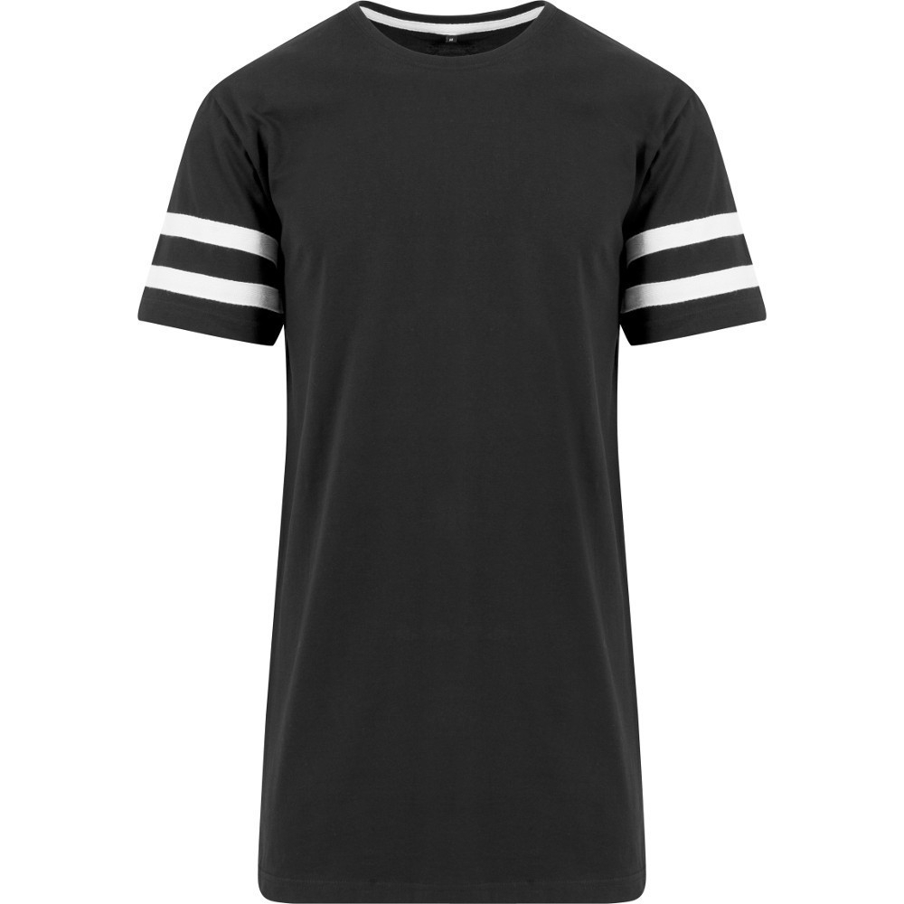 Cotton Addict Mens Stripe Contrast Jersey Cotton T Shirt L - Chest 44 (111.76cm)