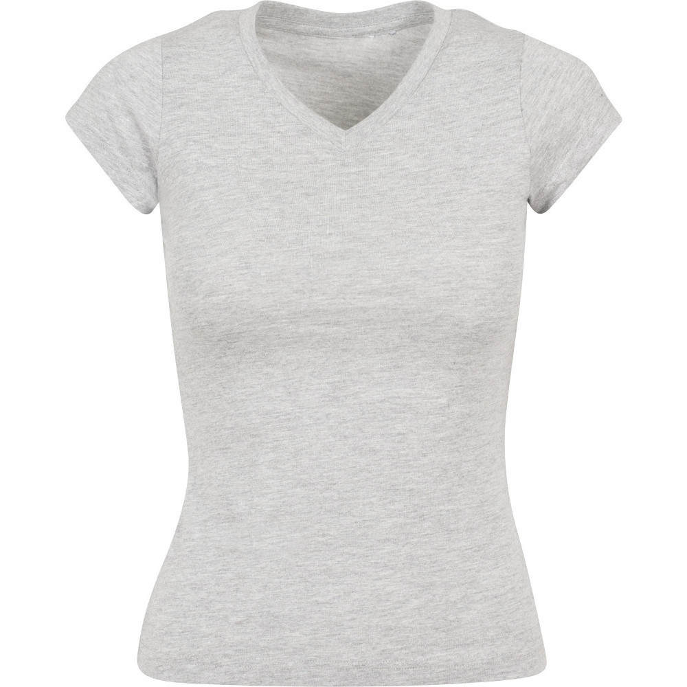 Cotton Addict Womens Basic V Neck Short Sleeve T Shirt M - Uk Size 12