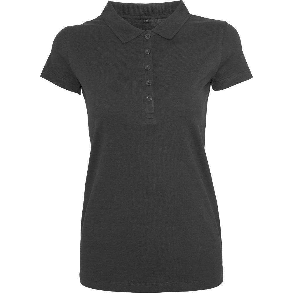 Cotton Addict Womens Cotton Jersey Short Sleeve Polo Shirt Xl - Uk Size 16