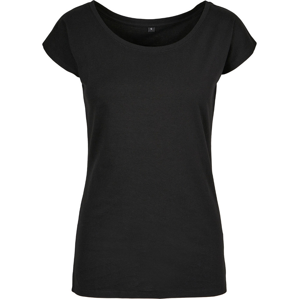 Cotton Addict Womens Cotton Wide Neck Casual T Shirt 4xl- Bust 50
