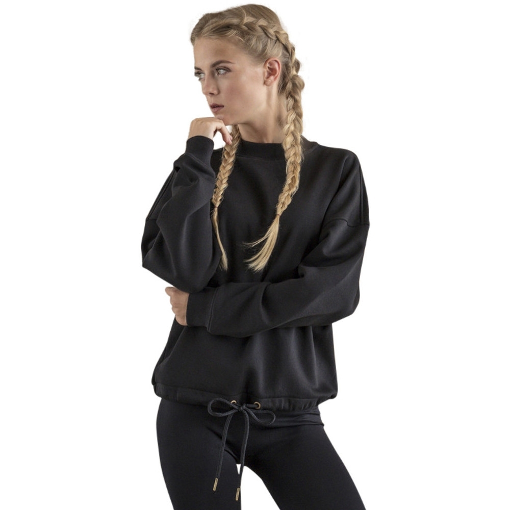 Cotton Addict Womens Oversize Crew Neck Cotton Sweatshirt L - Uk Size 14