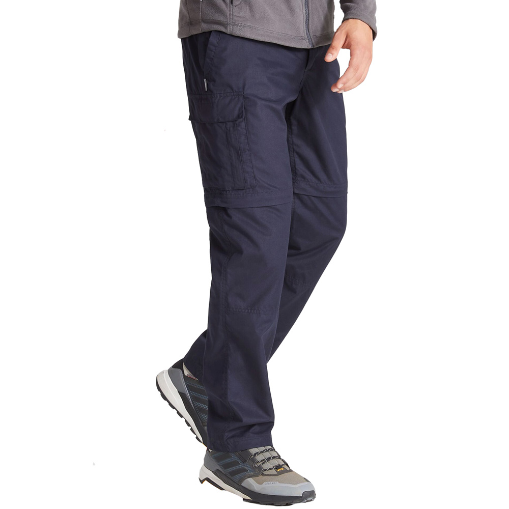 Craghoppers Expert Mens Kiwi Slim Cut Convertible Trousers 38s- Waist 38  (97cm)  Inside Leg 29