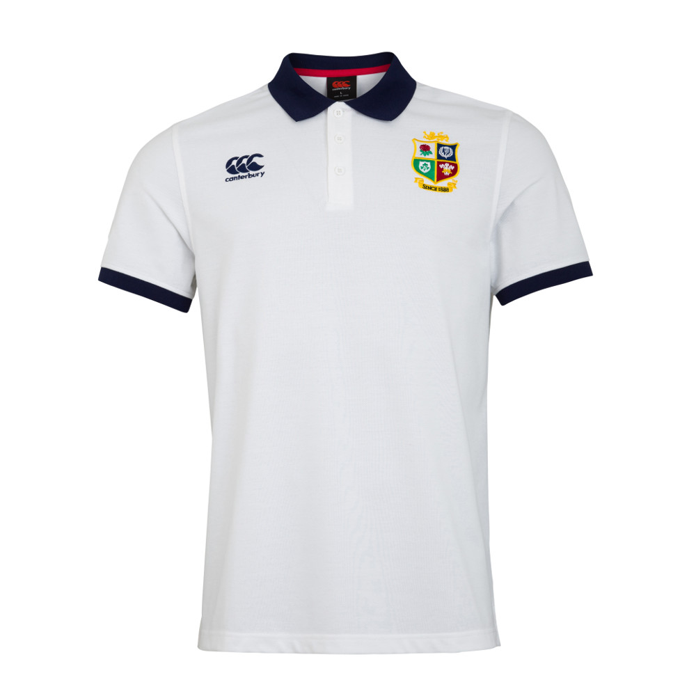 BritishandIrish Lions Mens Home Nations Polo Shirt S- Chest 37-39 (94-99cm)