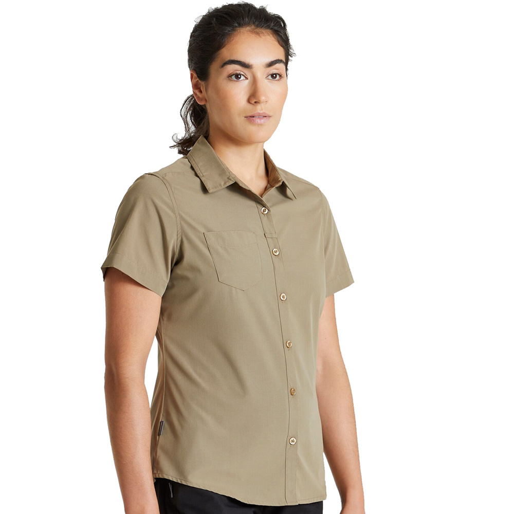 Craghoppers Expert Womens Kiwi Short Sleeve Walking Shirt 10- Bust 39  (99cm)