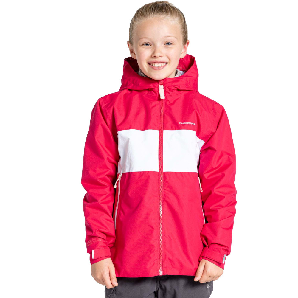 Craghoppers Girls Bellamy Waterproof Reflective Jacket 9-10 Years - Chest 27.25-28.75 (69-73cm)