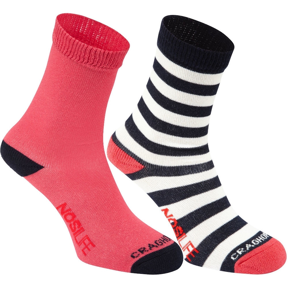 Craghoppers Girls Nosi Life Lightweight Twin Walking Socks Uk Size 11-2 (eu 29-35)