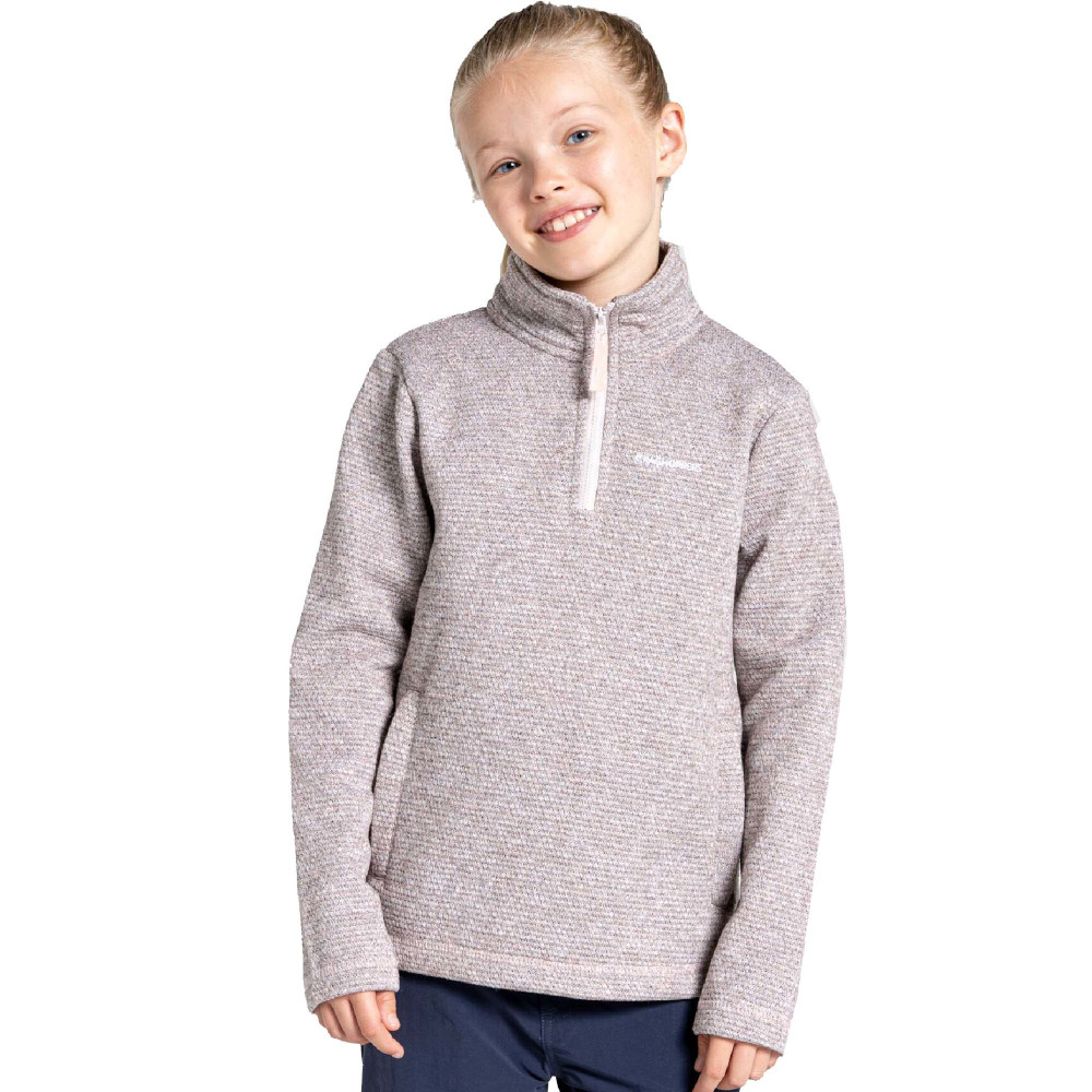 Craghoppers Girls Shiloh Half Zip Relaxed Fit Fleece Jacket 5-6 Years- Chest 23.25-24  (59-61cm)