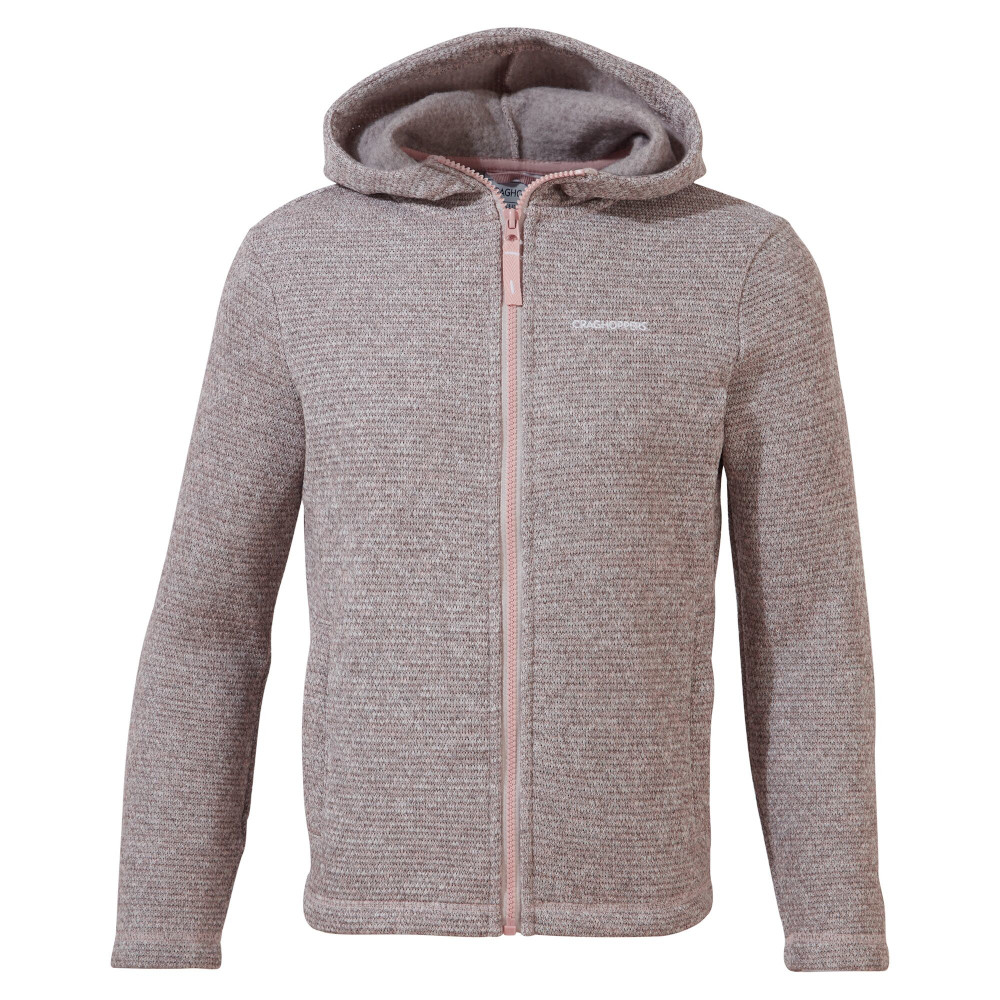 Craghoppers Girls Shiloh Hooded Relaxed Fit Fleece Jacket 11-12 Years - Chest 29.5-31 (75-79cm)