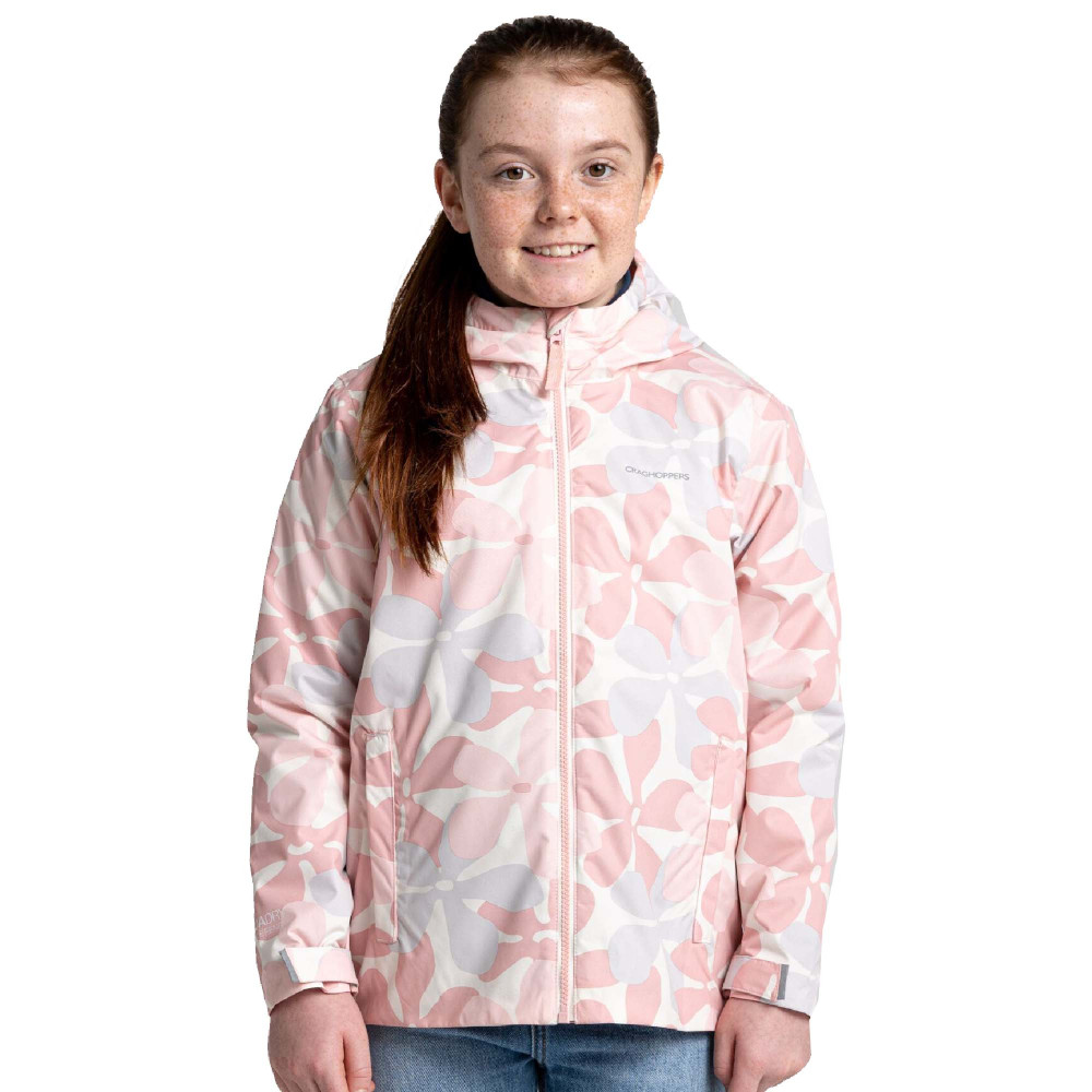 Craghoppers Girls Teagan Waterproof Reflective Jacket 11-12 Years - Chest 29.5-31 (75-79cm)