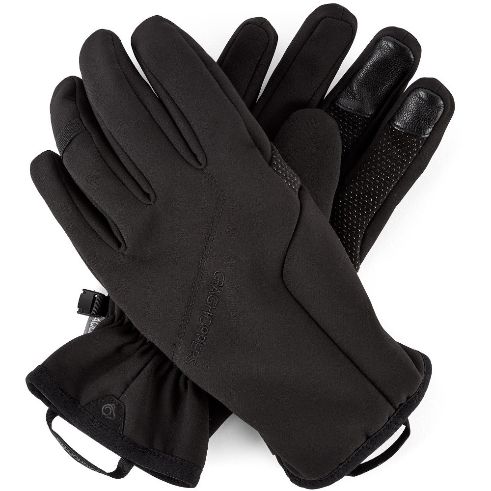 Craghoppers Mens Altis Touchscreen Softshell Winter Gloves Medium / Large - Hand 19-20cm