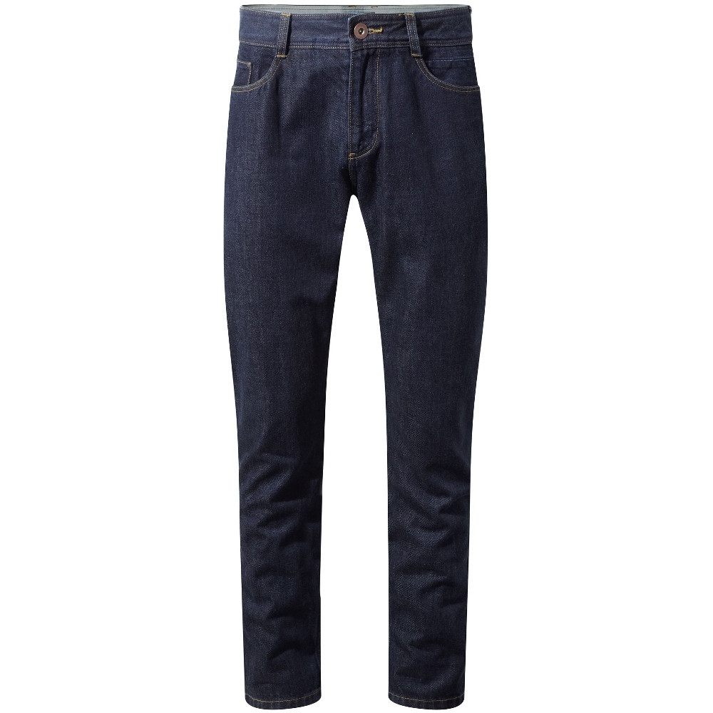 Craghoppers Mens Bardsey Cordura Cotton Polyamide Denim Jeans 40 - Waist 40 (102cm)  Inside Leg 31