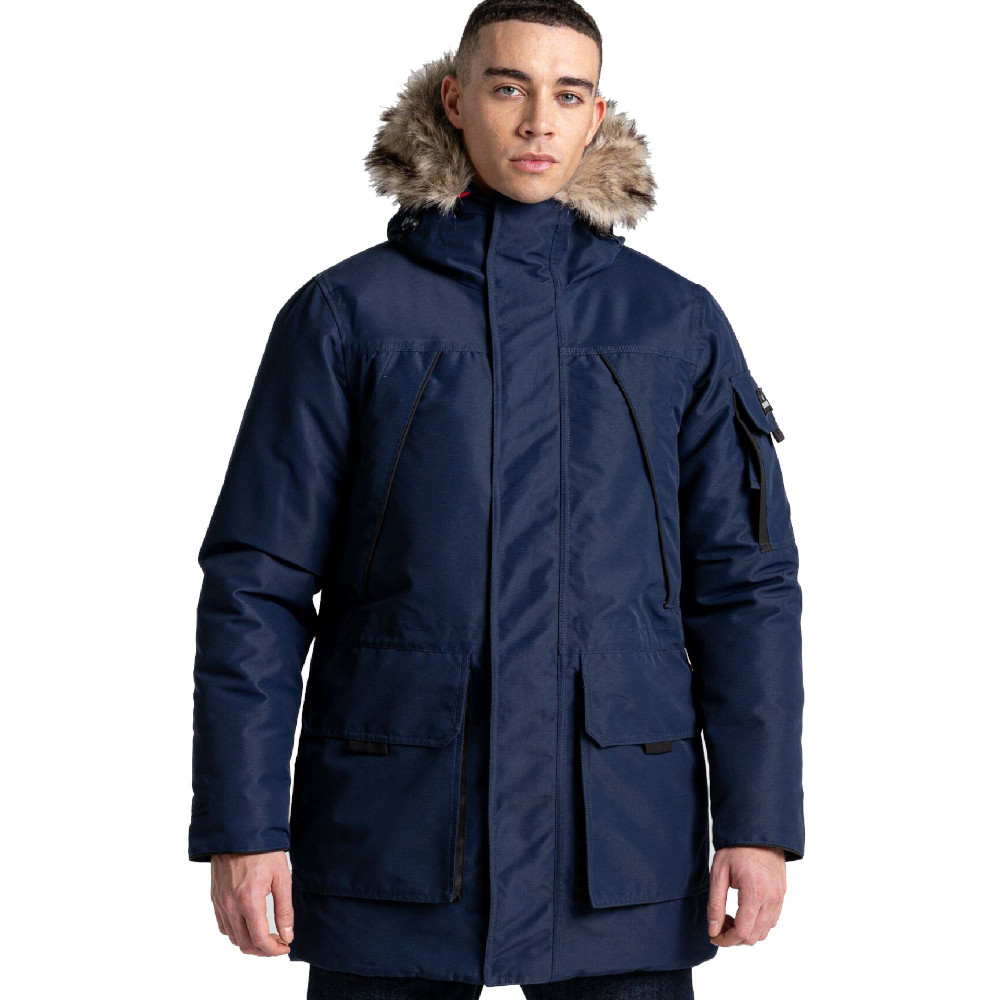 Craghoppers Mens Bishorn Waterproof Breathable Parka Jacket Xxl - Chest 46 (117cm)