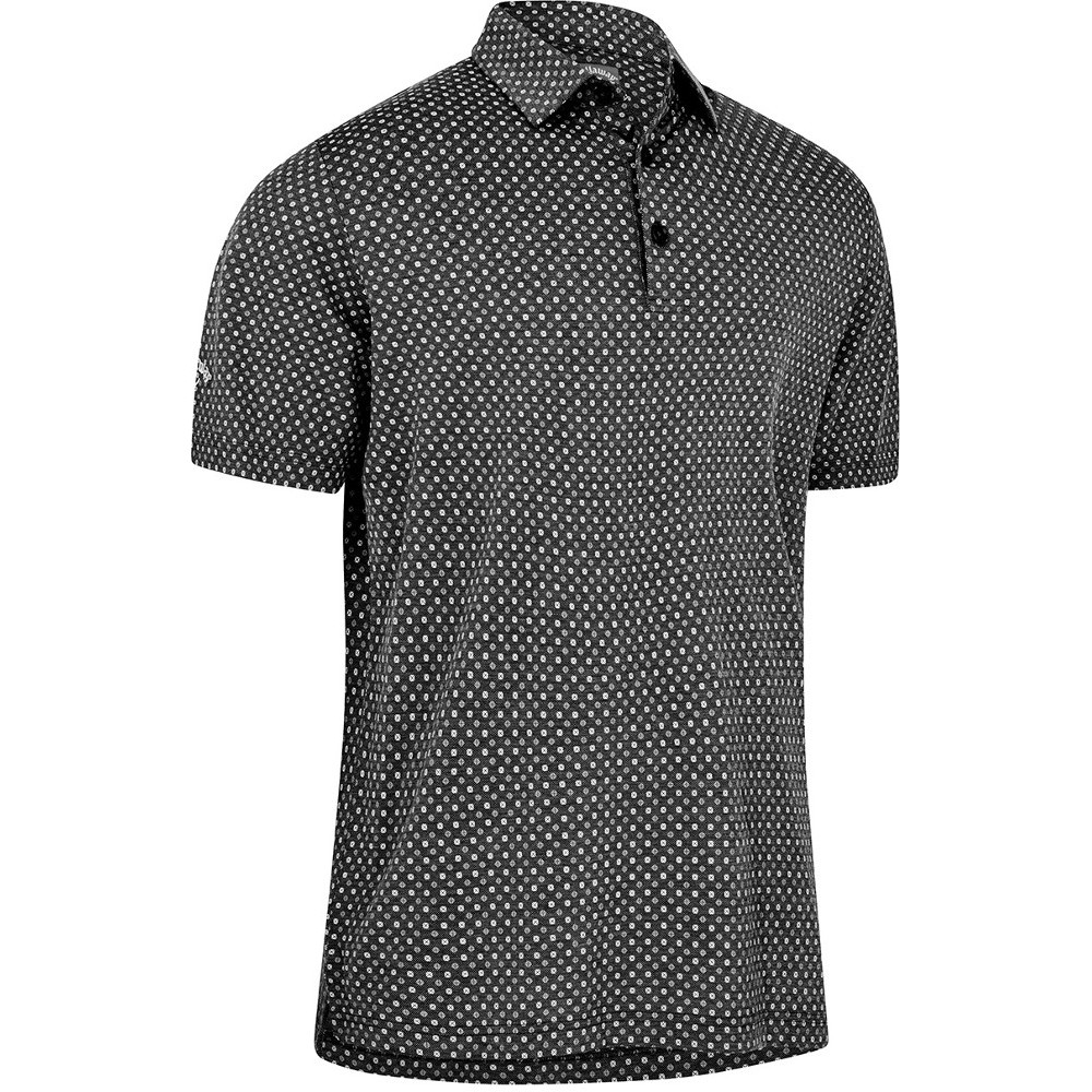 Callaway Mens Soft Touch Microprint Polo Shirt L- Chest 42-44