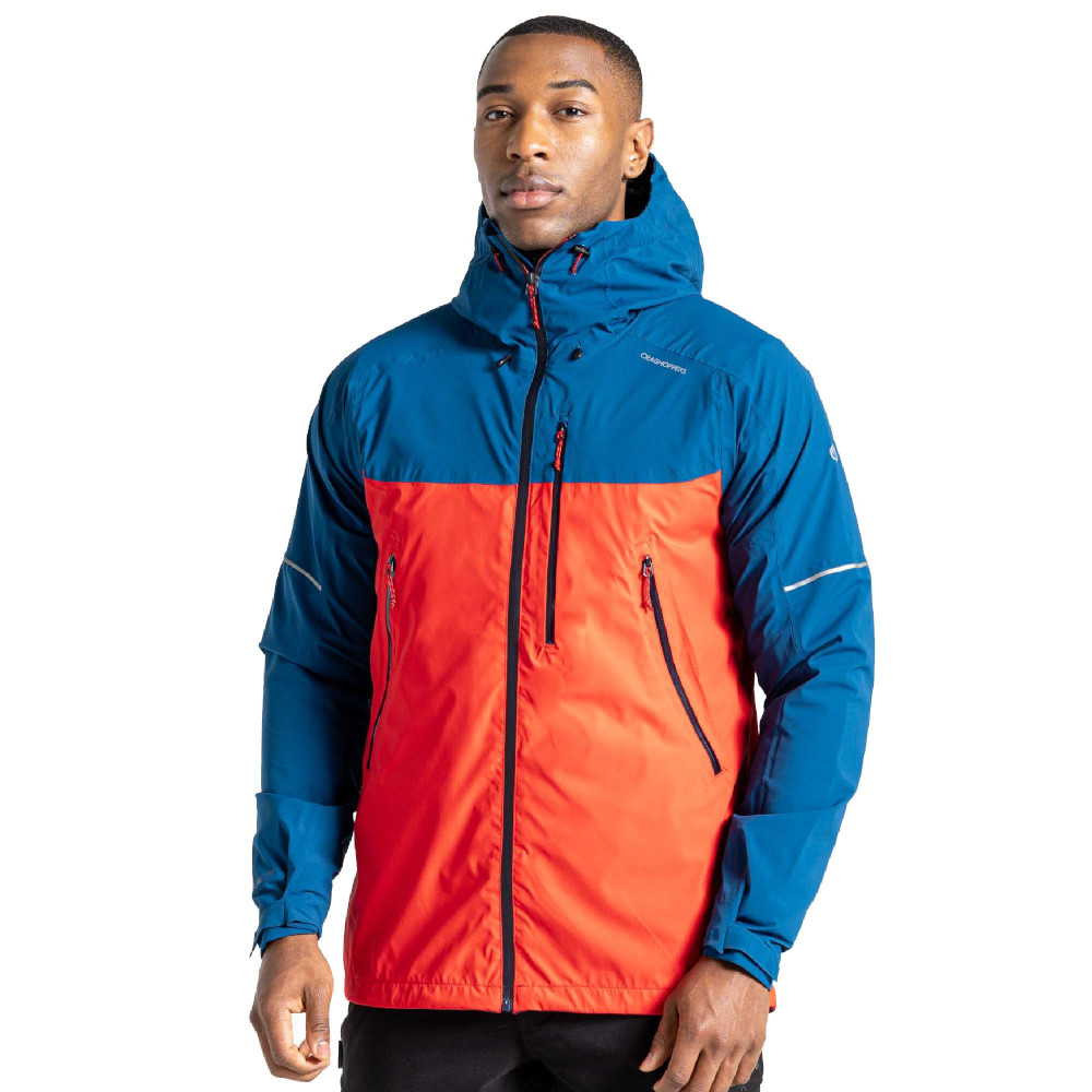 Craghoppers Mens Dynamic Waterproof Breathable Hooded Jacket L - Chest 42 (107cm)