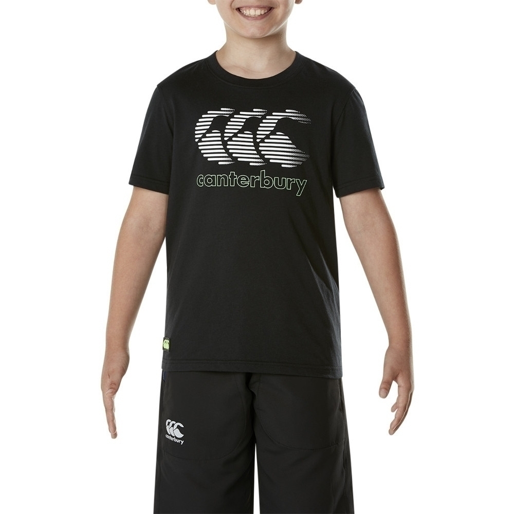 Canterbury Clothing Boys Ccc Round Neck S-sleeved Logo Graphic T Shirt 6 - Chest 23-24 (58.5-61cm)