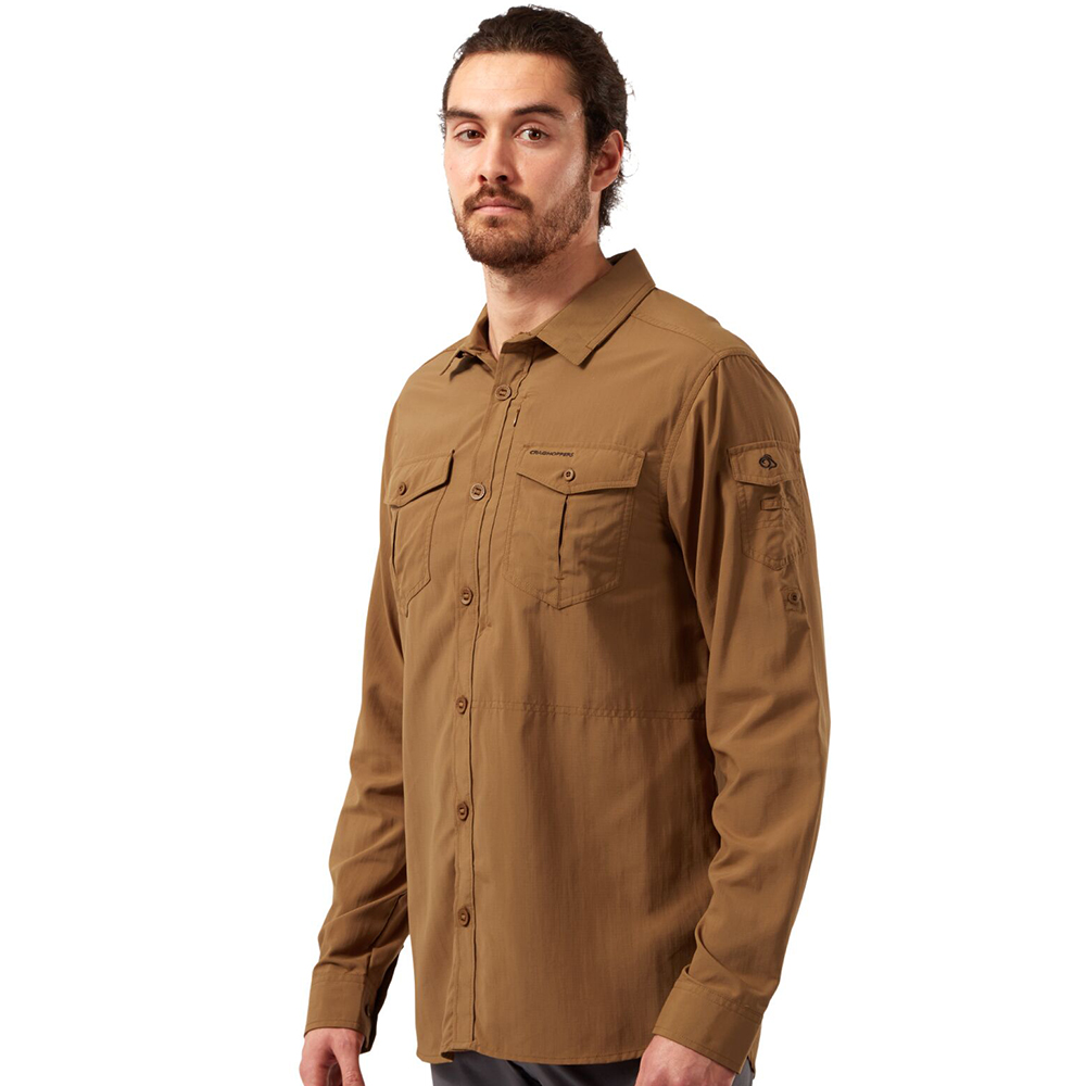 Craghoppers Mens Nosi Life Adventure Long Sleeve Shirt 3xl - Chest 48 (122cm)