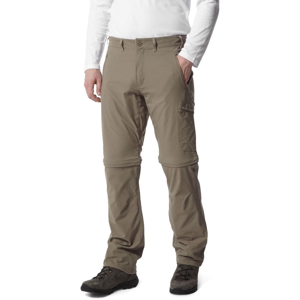 Craghoppers Mens Nosi Life Pro Convertible Zip Off Trousers 33r - Waist 33 (84cm)  Inside Leg 31