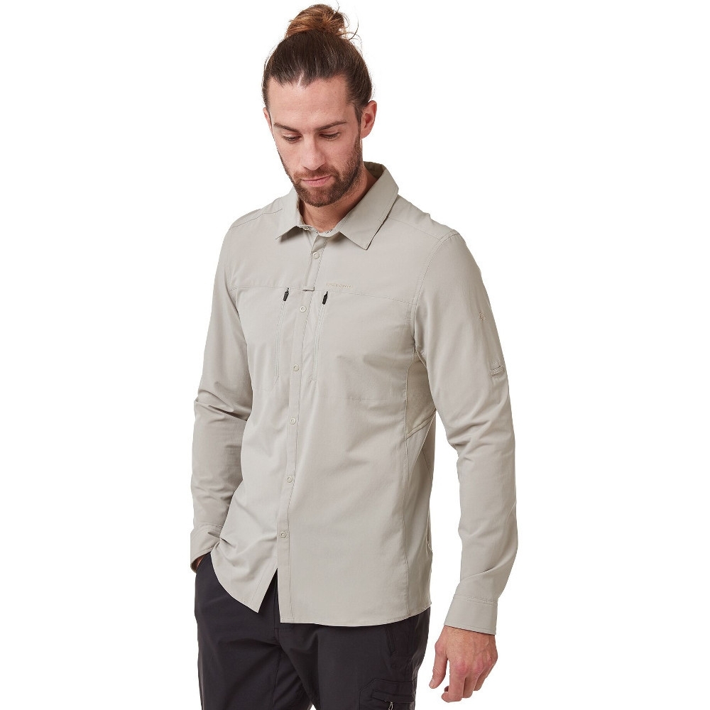 Craghoppers Mens Nosilife Pro Wicking Long Sleeve Shirt M - Chest 40 (102cm)