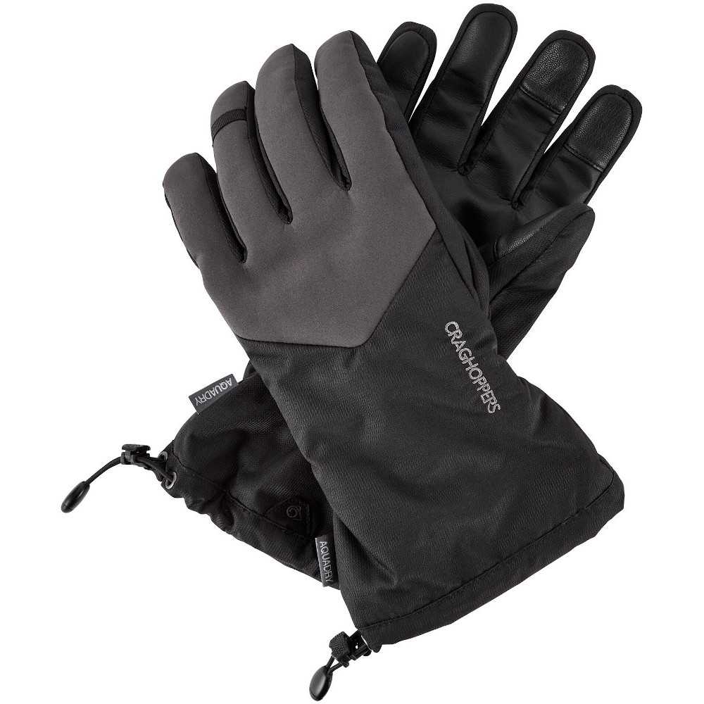 Craghoppers Mens Otho Softshell Waterproof Winter Glove Small / Medium - Hand 17-18cm