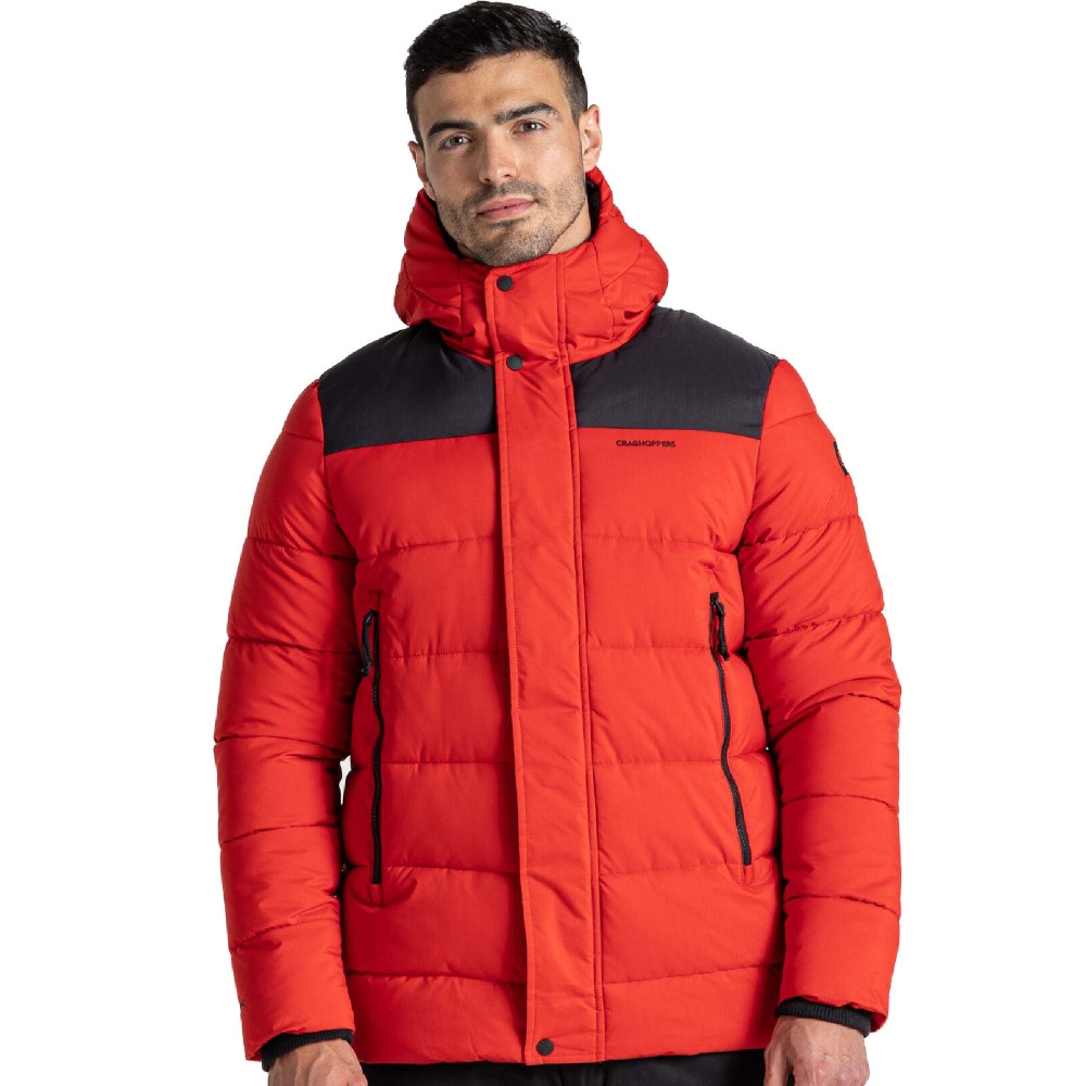 Craghoppers Mens Sutherland Hood Insulatedrelaxed Fit Jacket S - Chest 38 (97cm)