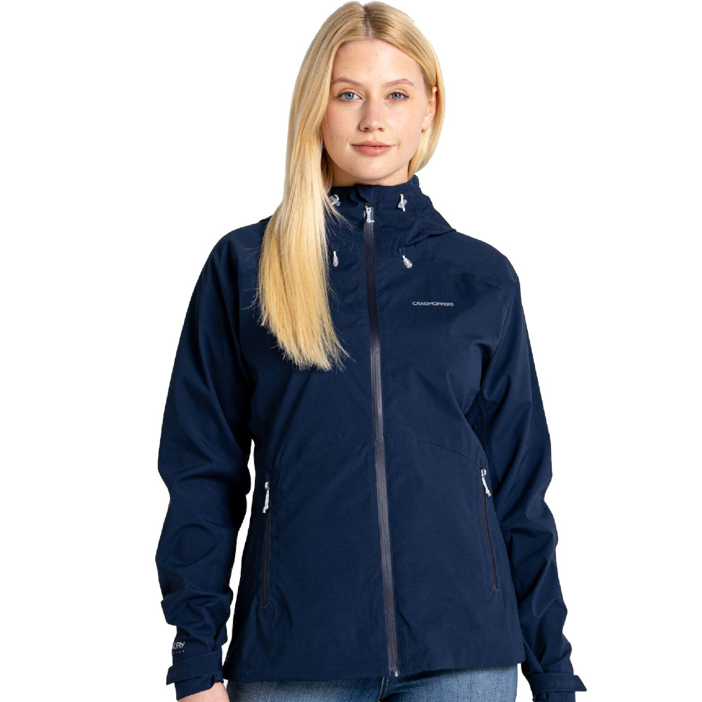 Craghoppers Womens Anza Waterproof Breathable Jacket 10 - Bust 34 (86cm)