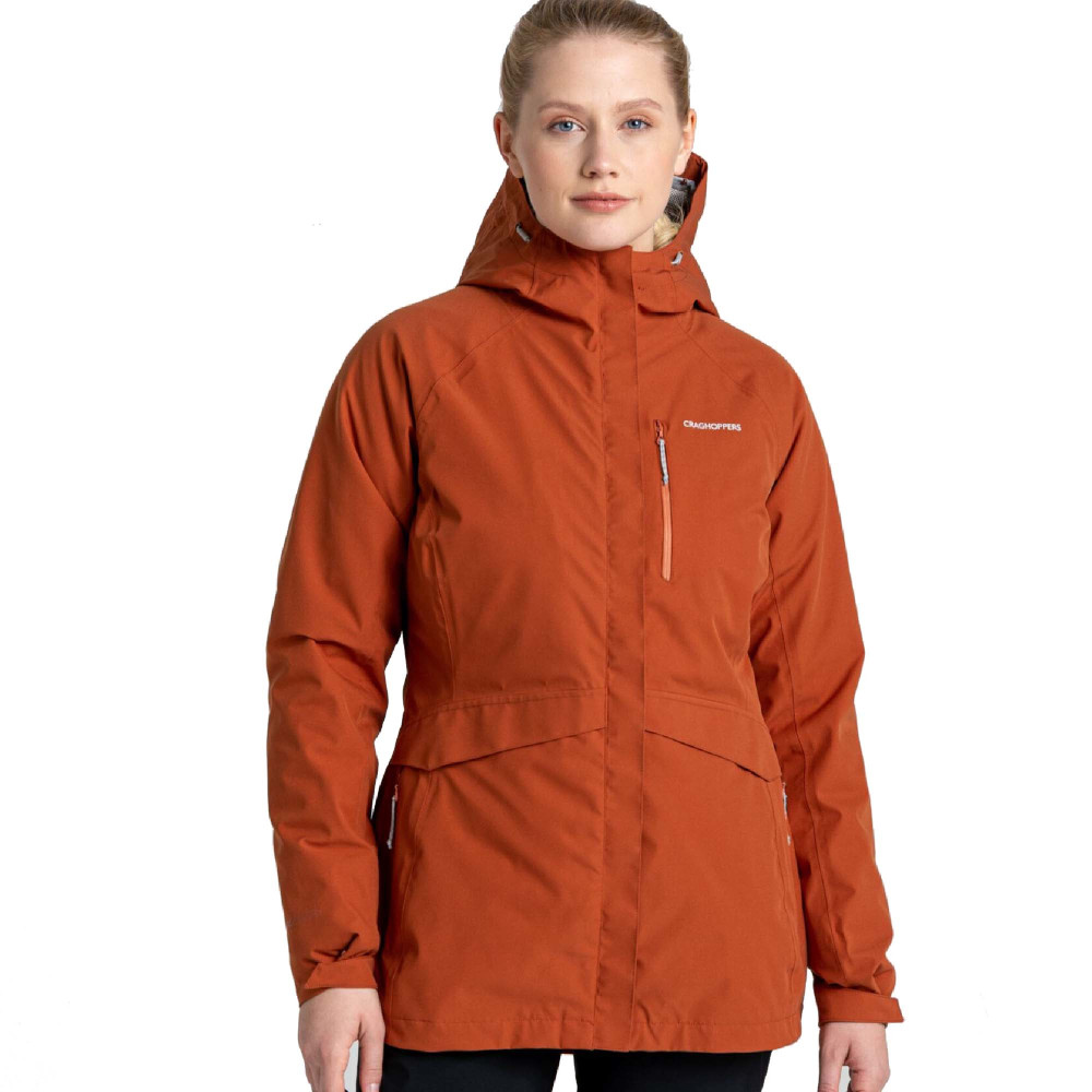 Craghoppers Womens Caldbeck Waterproof 3in1 Jacket Coat 8 - Bust 32 (81cm)