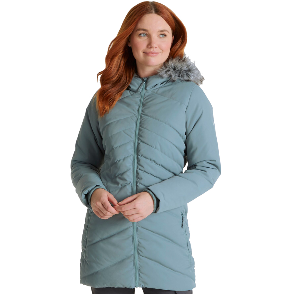 Craghoppers Womens Clardon Hooded Parka Jacket Coat 12 - Bust 36 (91cm)