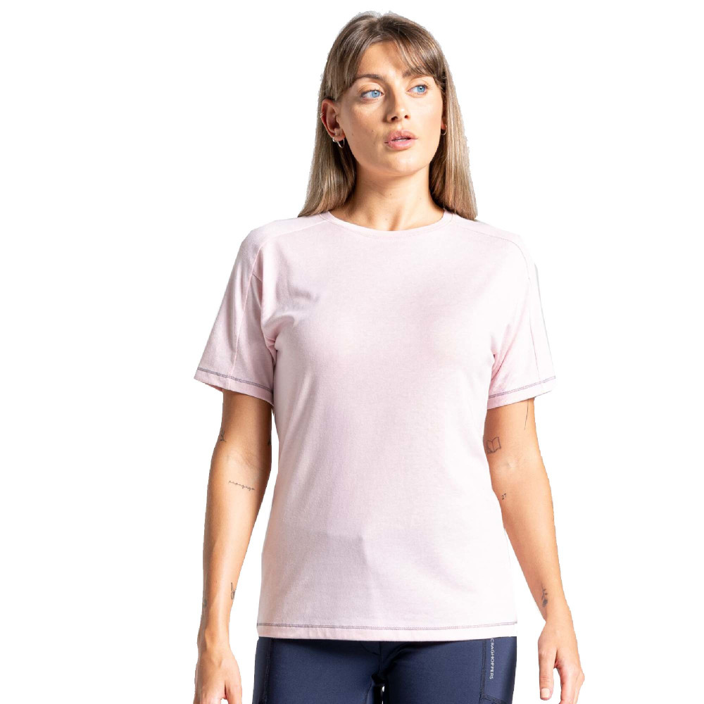 Craghoppers Womens Dynamic Short Sleeve Jersey T Shirt 8 - Bust 32 (81cm)