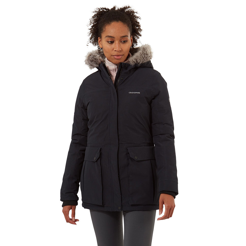 Craghoppers Womens Elison Waterproof Insulated Parka Coat 20 - Bust 44 (112cm)